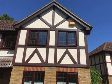 mock tudor panelling|how to install mock tudor board.